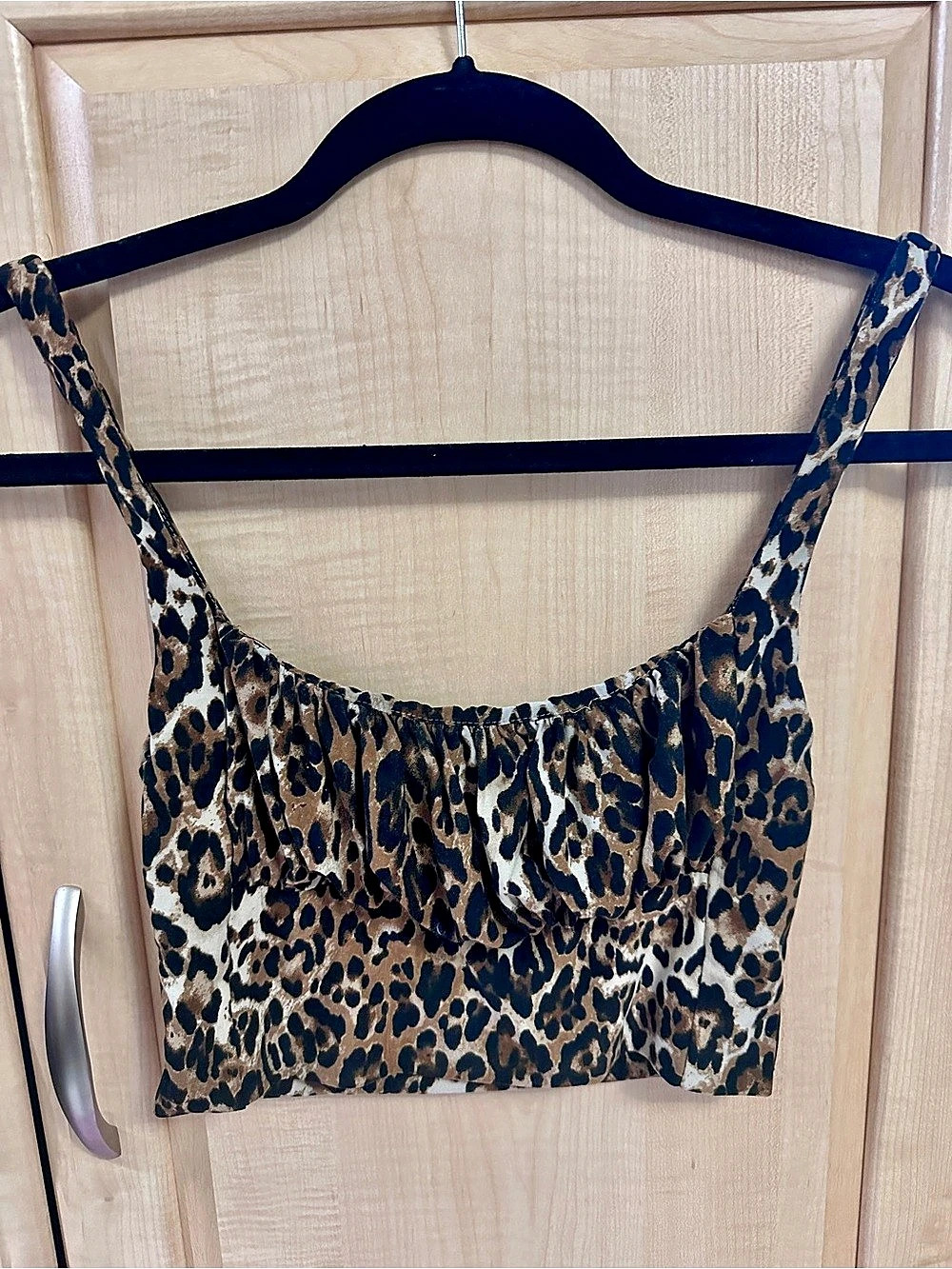 Leopard Print Crop Top Bralette